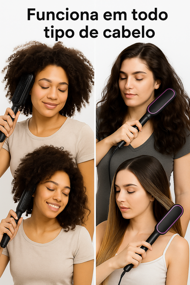 Cabelo sedoso e brilhante em minutos!