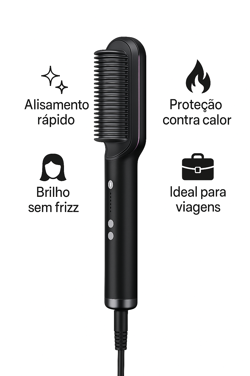 Escova Alisadora Instantânea